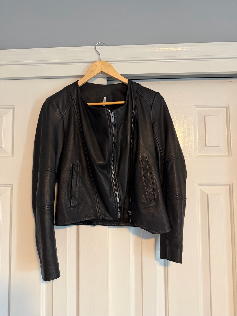 Helmut lang soft biker jacket